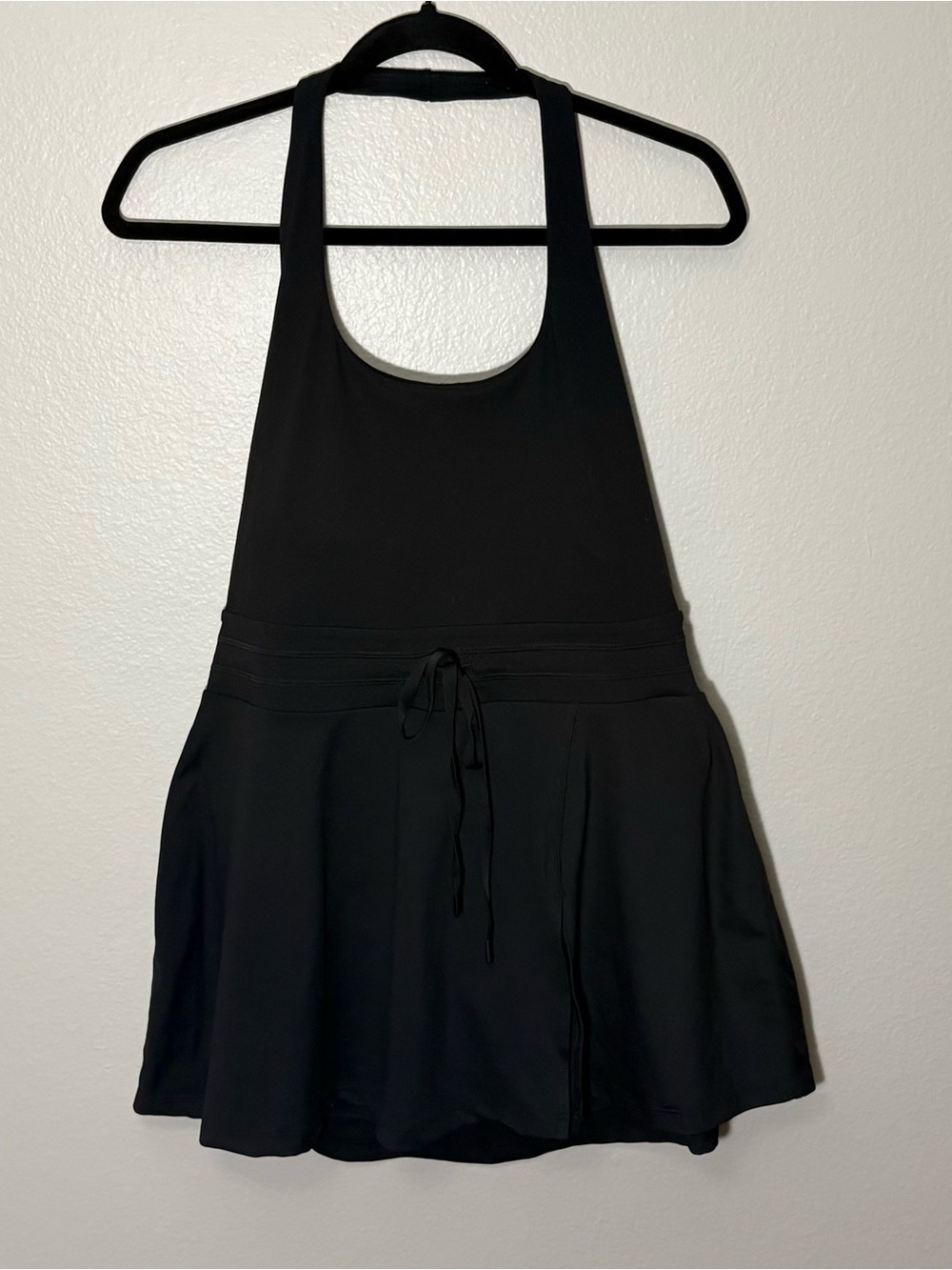 NEW Blogilates Game Set Match Halter Active Dress - Black - Size Large